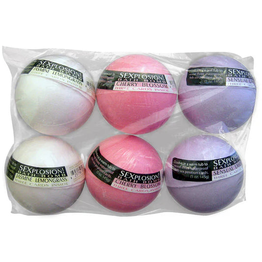 Sexplosions Bath Bomb 6 pk