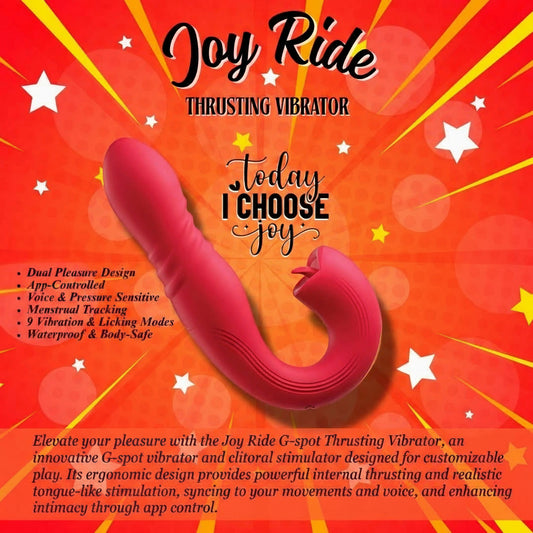 Joy Ride G-spot Thrusting Vibrator
