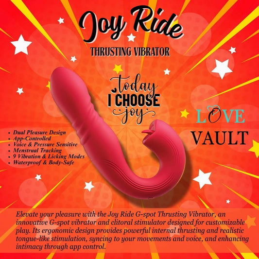 Joy Ride G-spot Thrusting Vibrator