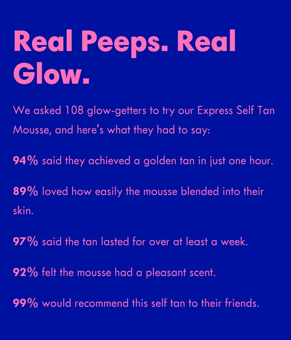 1 hour Express Tan Mousse