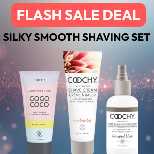 SILKY SMOOTH SHAVING SET - FLASH SALE