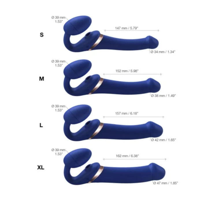 Multi O Strapless Strap On